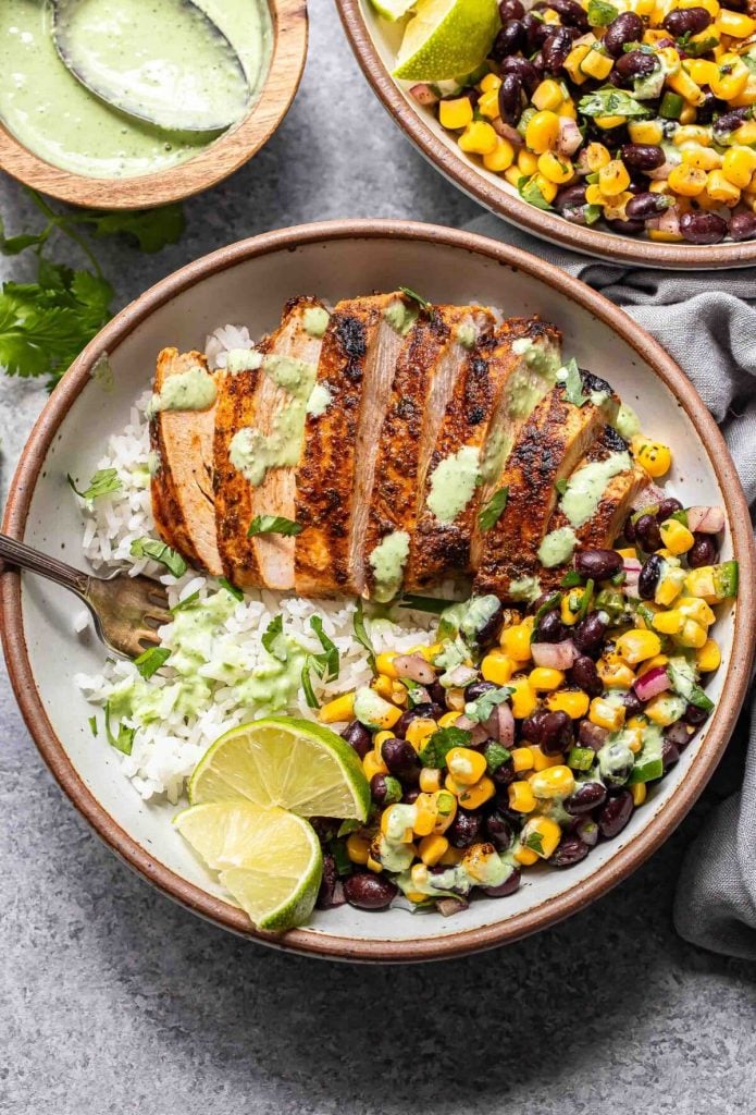 Southwest Chicken Bowls