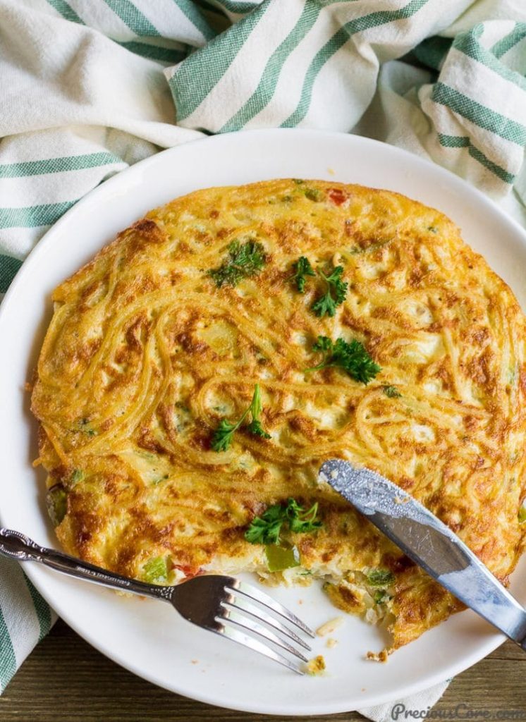 Spaghetti Omelette