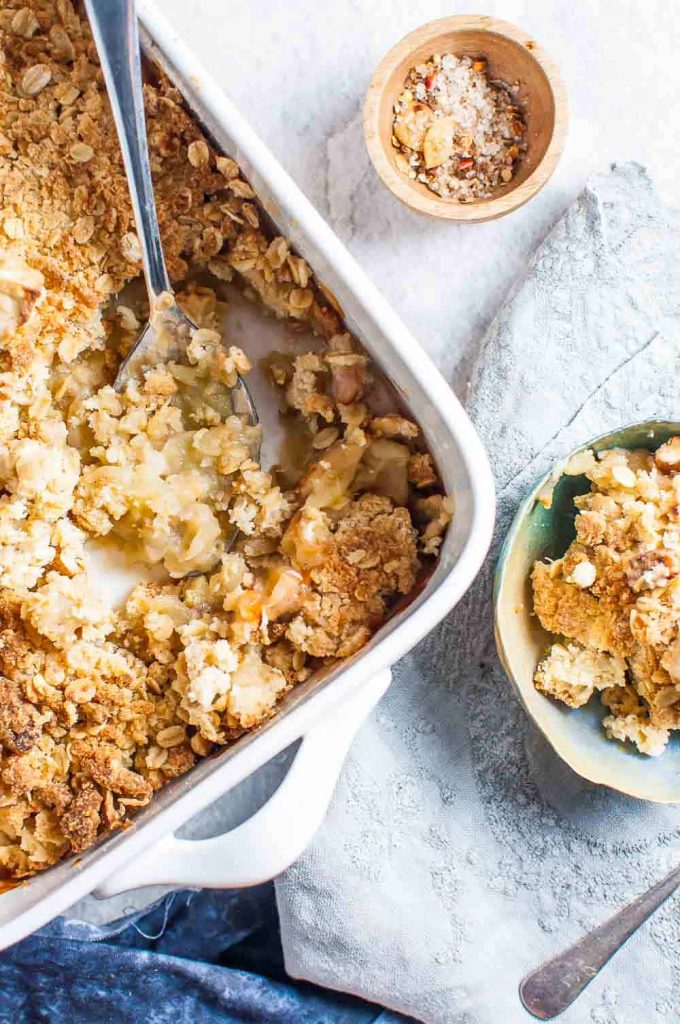 Sugar Free Apple Crumble