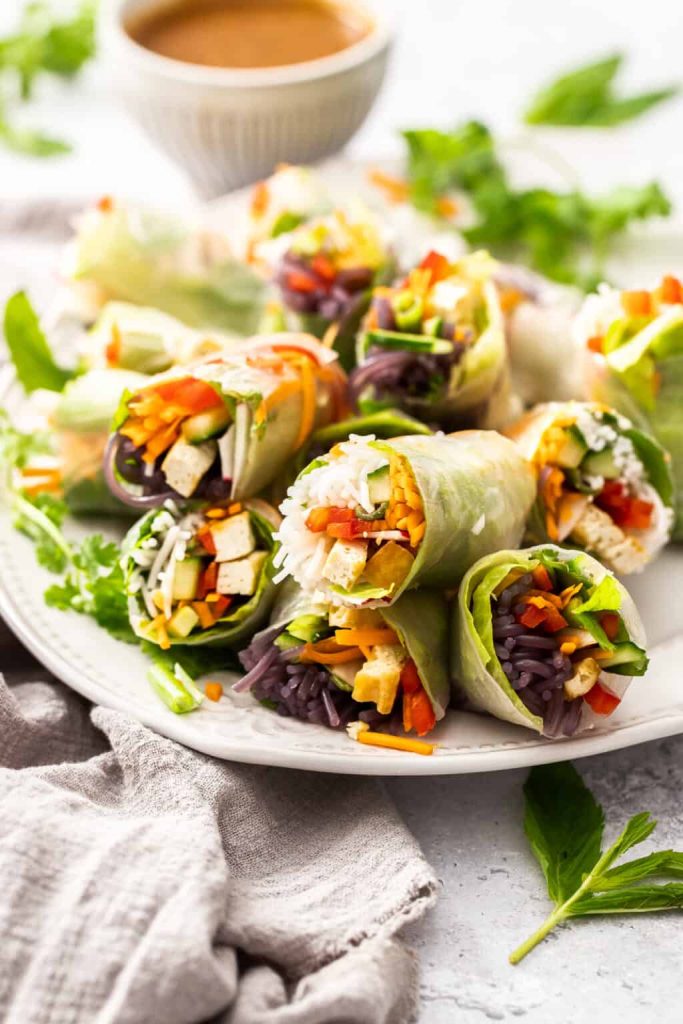 Vegetarian Salad Rolls