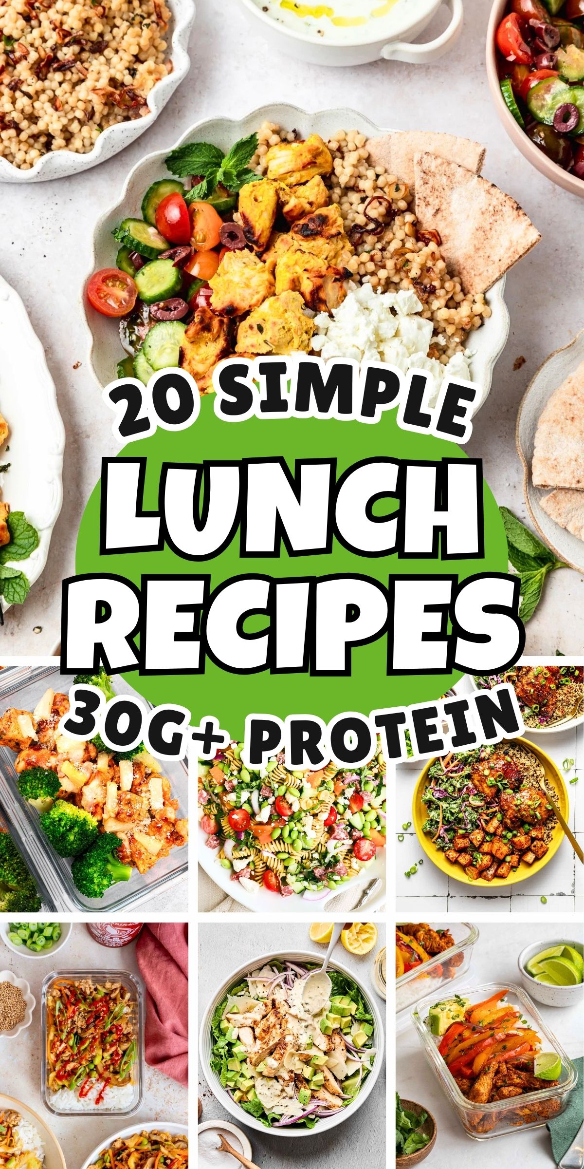 20 Easy 30g Protein Lunch Ideas