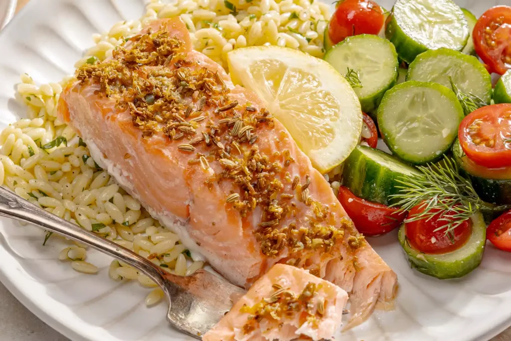 4-Ingredient Mediterranean Salmon