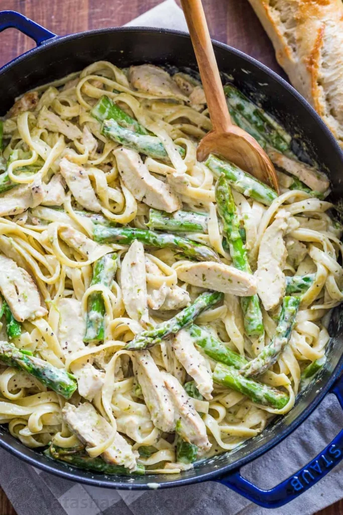 Creamy Chicken Pesto Pasta