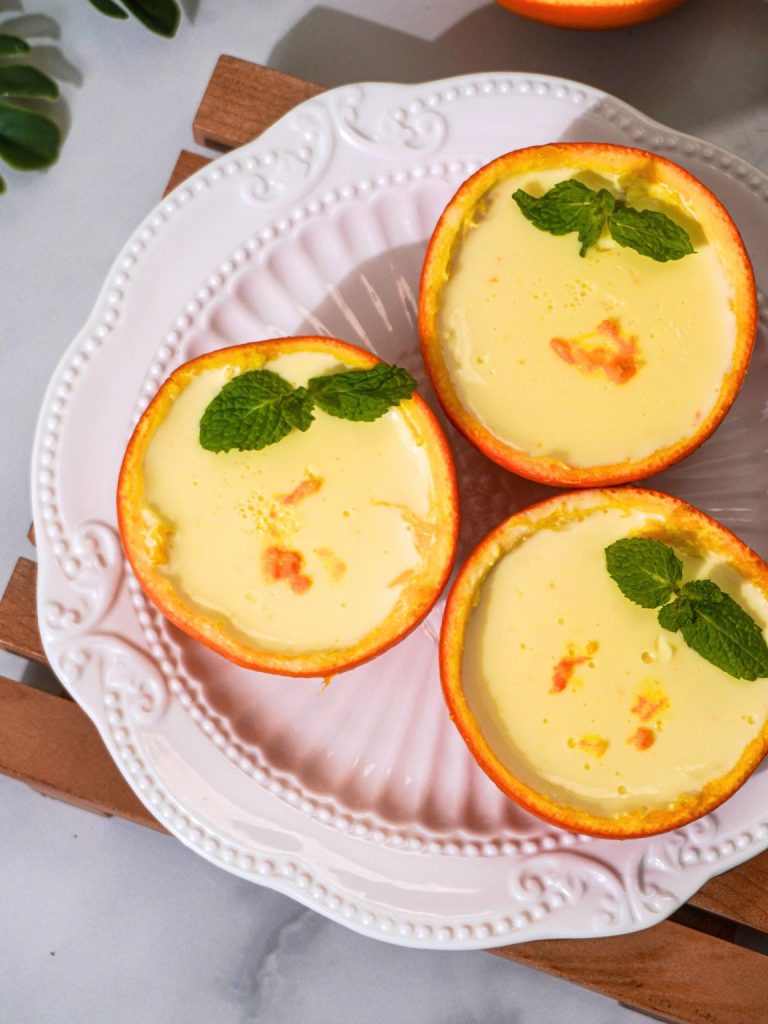 Creamy Orange Posset Without Gelatin
