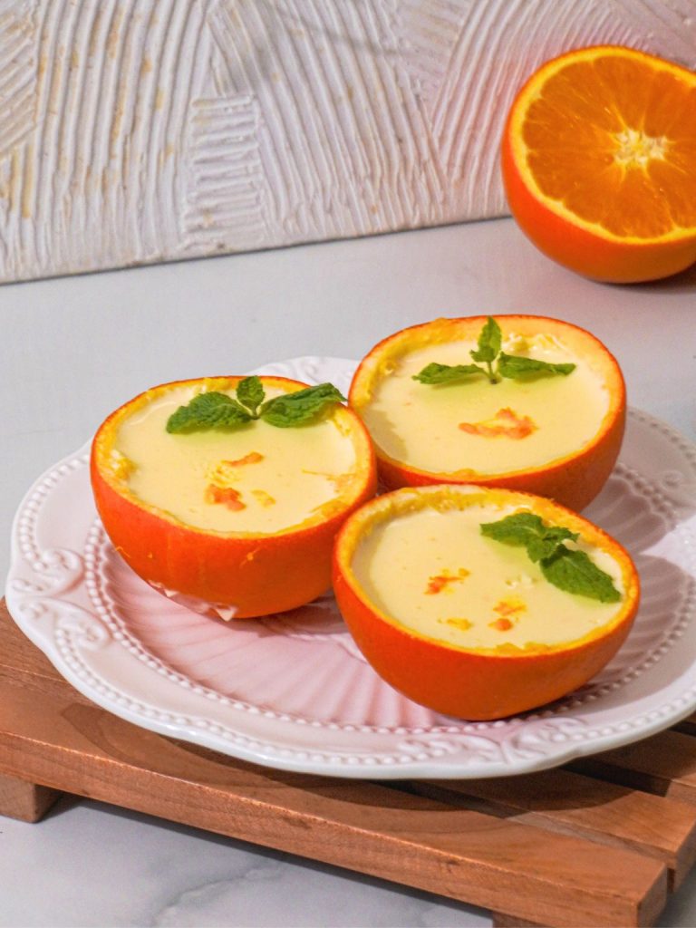 Creamy Orange Posset Without Gelatin