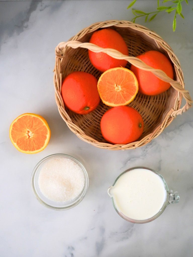 Creamy Orange Posset Without Gelatin