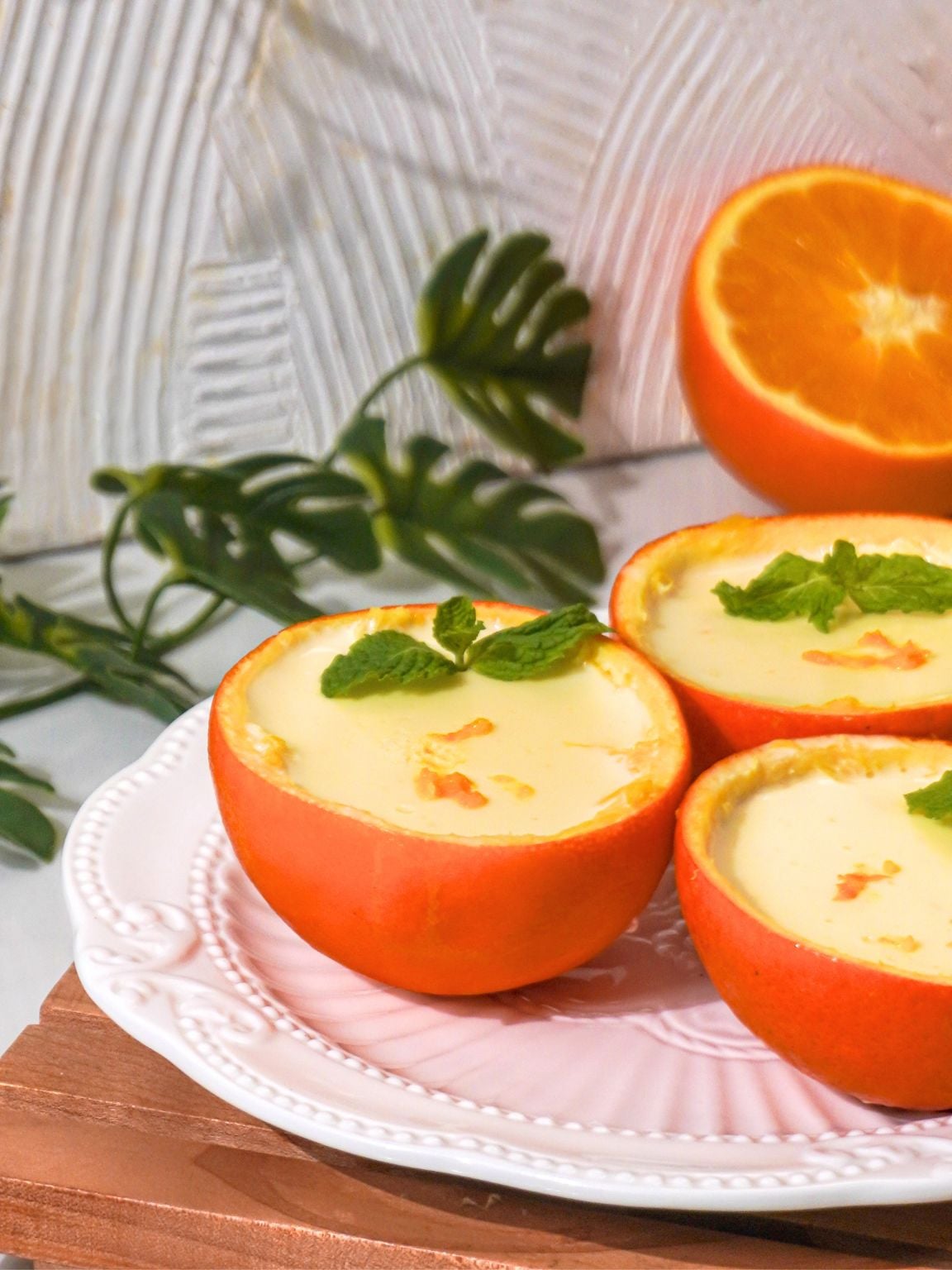 Creamy Orange Posset Without Gelatin