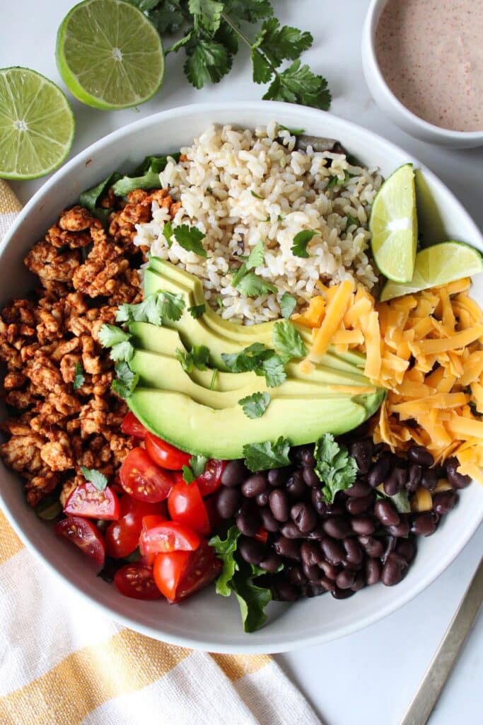 Easy Healthy Taco Rice Bowl