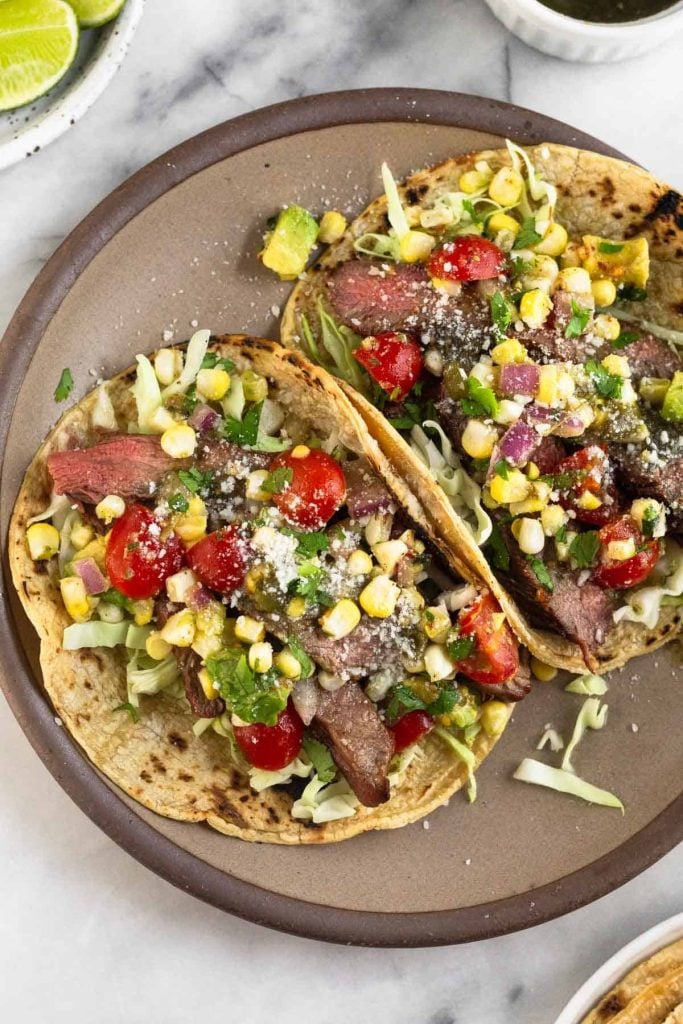 Grilled Flank Steak Tacos