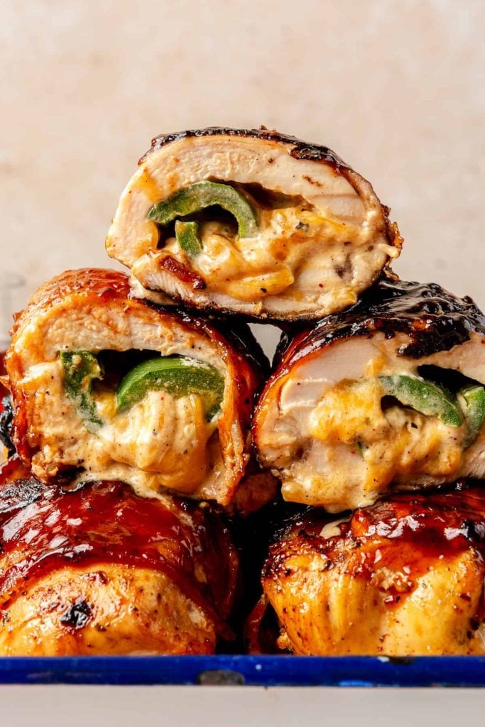 Grilled Jalapeño Popper Chicken