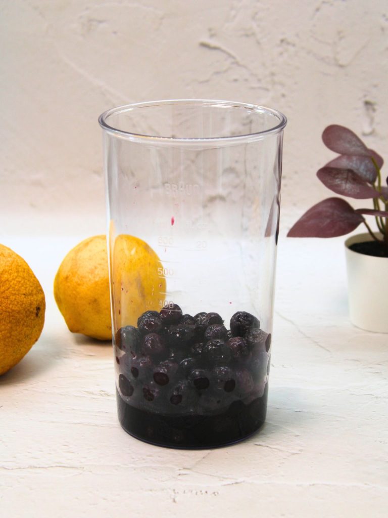 Homemade Blueberry Lemonade