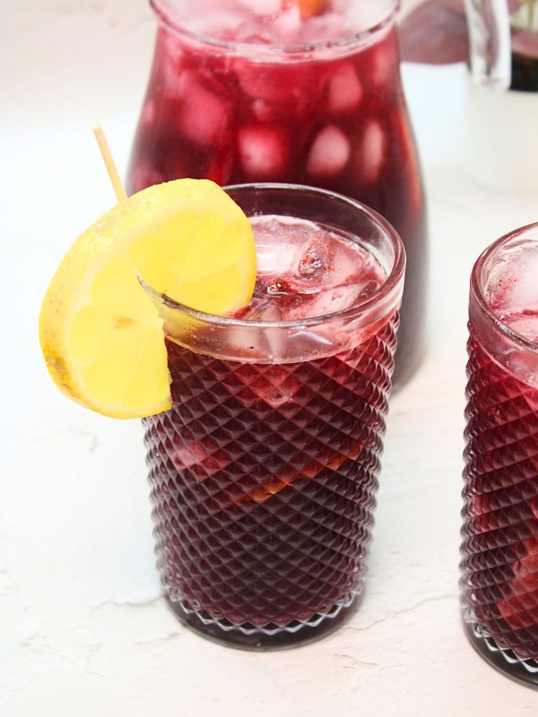 Homemade Blueberry Lemonade