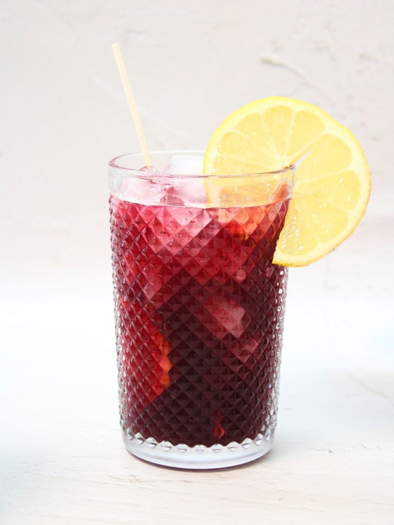 Homemade Blueberry Lemonade