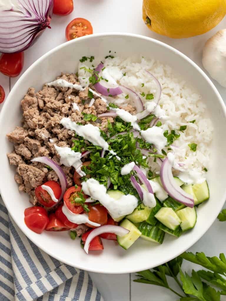 Mediterranean Turkey Bowls