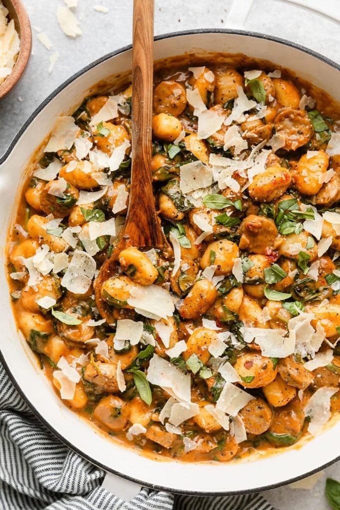 Sausage and Gnocchi Skillet