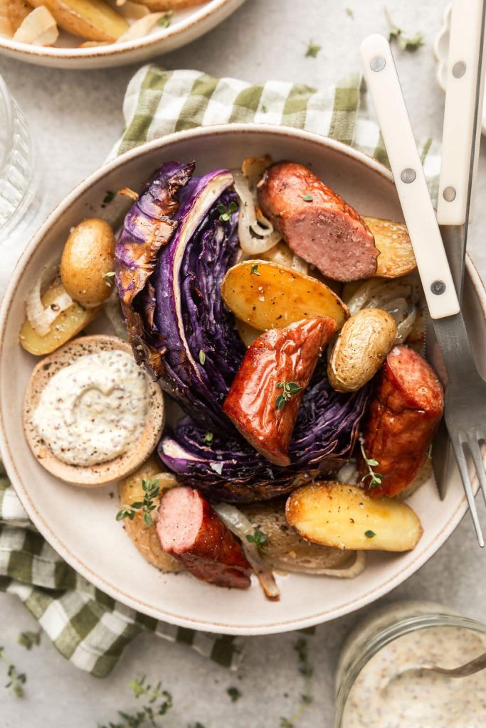 Sheet Pan Kielbasa and Potatoes