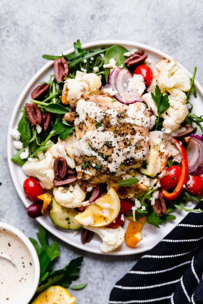 Sheet Pan Mediterranean Chicken and Veggies