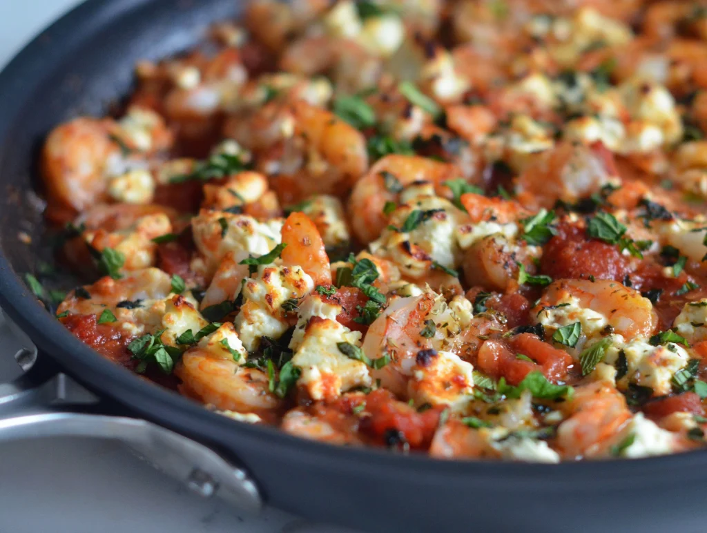 Shrimp Saganaki