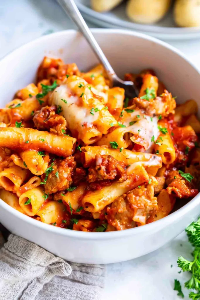 Slow Cooker Baked Ziti