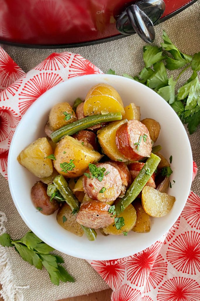 Slow Cooker Sausage and Potatoes