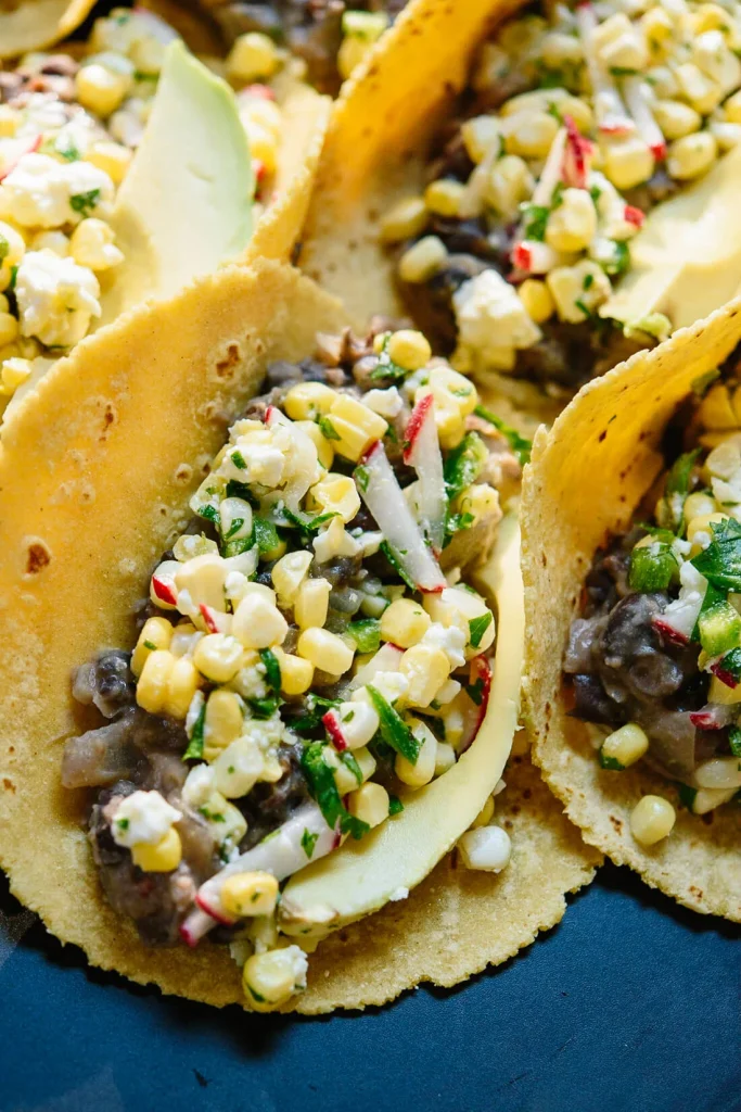 Sweet Corn & Black Bean Tacos
