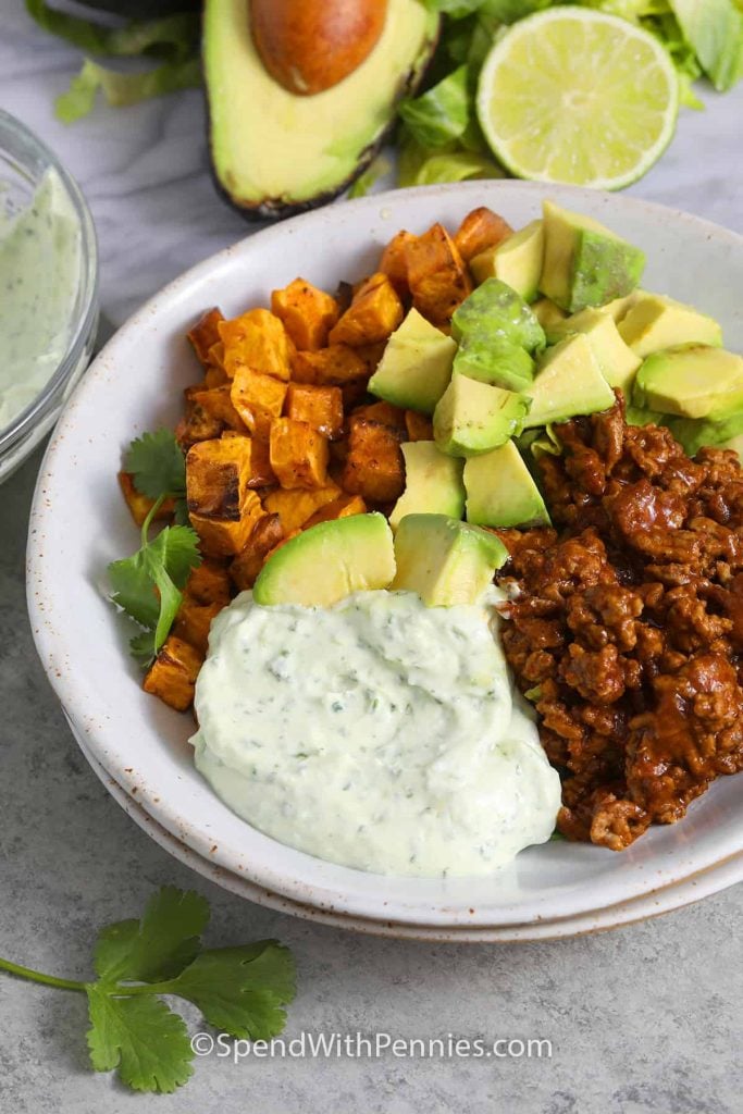 Sweet Potato Taco Bowls