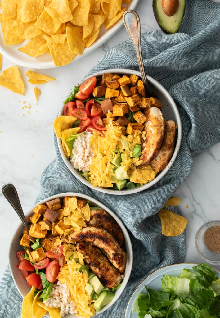 Sweetpotato Cottage Cheese Bowl (Taco Bowl)