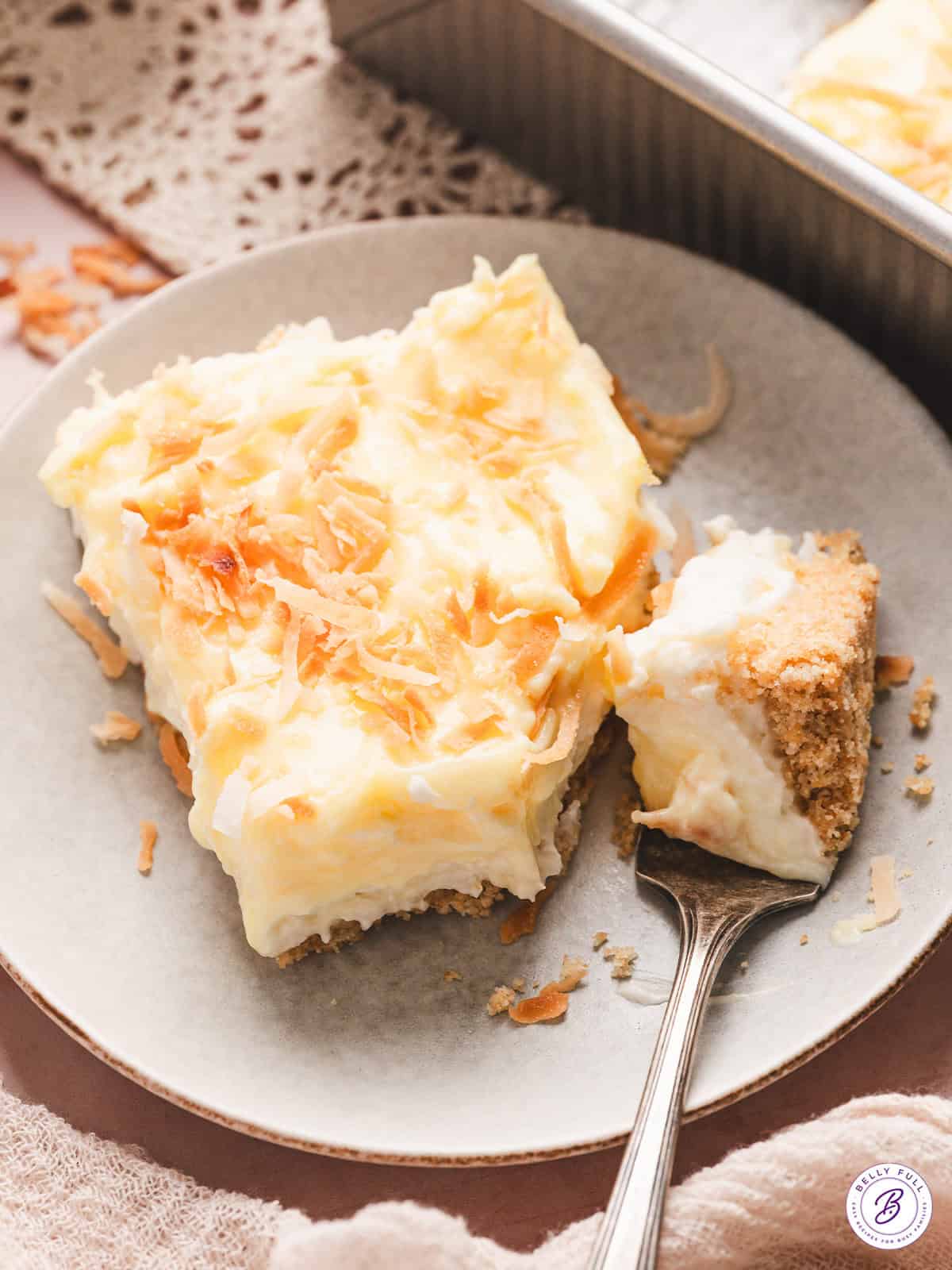 No-Bake Coconut Cream Lush Dessert