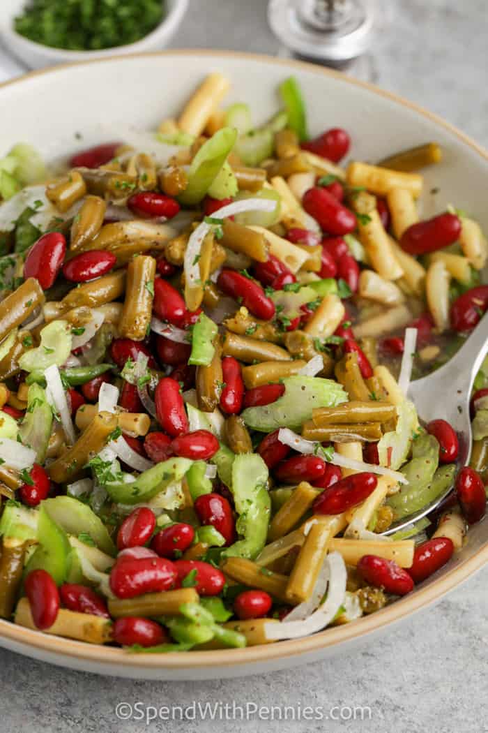 Old Fashioned Three Bean Salad