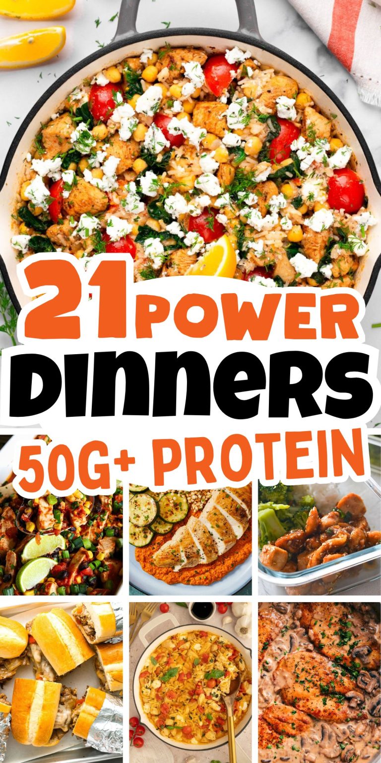 21 Easy Power Dinner Recipes with 50g+ Protein - Panfetti