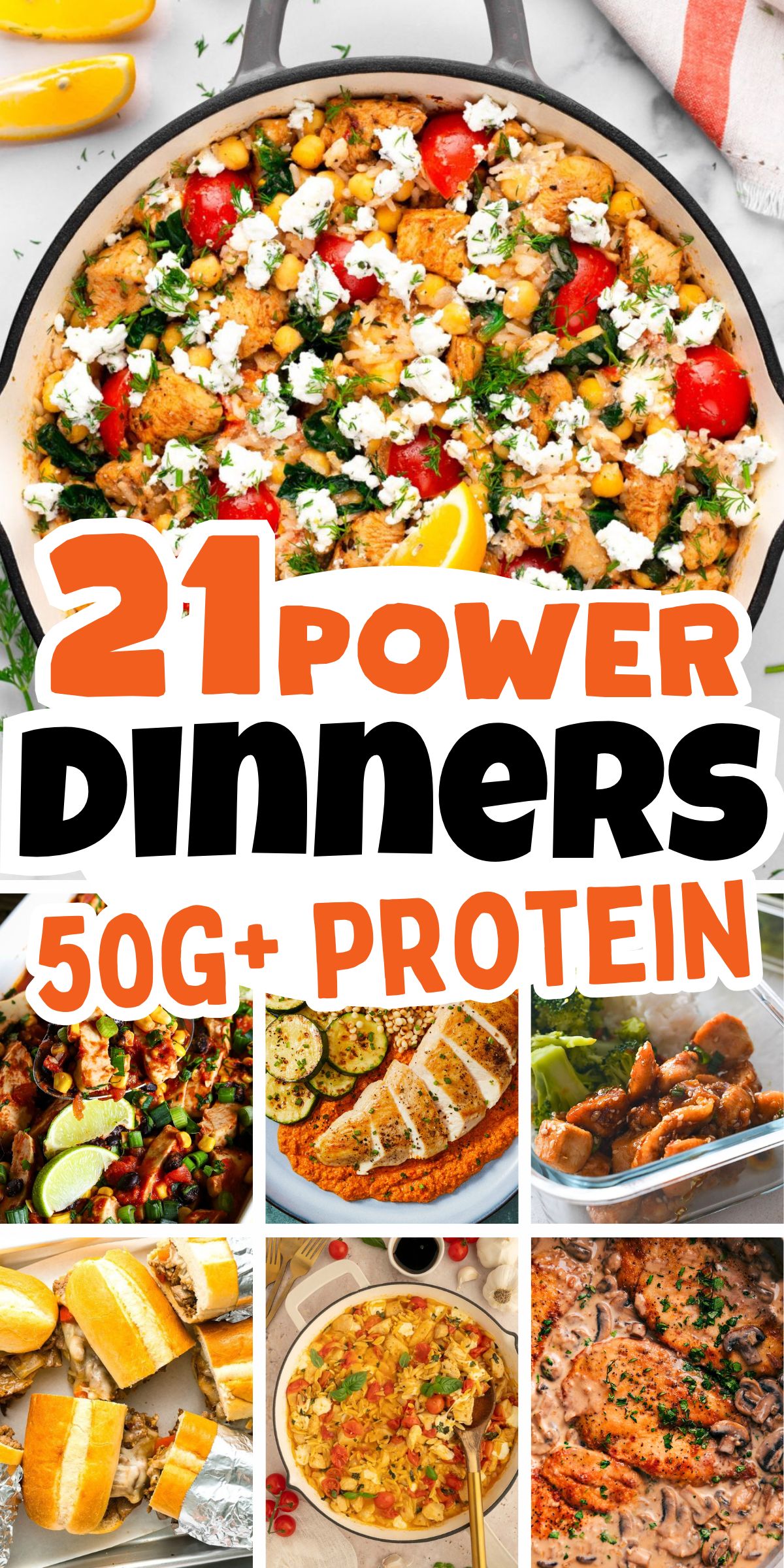 21 High Protein Dinner Recipes With 50g+ Protein