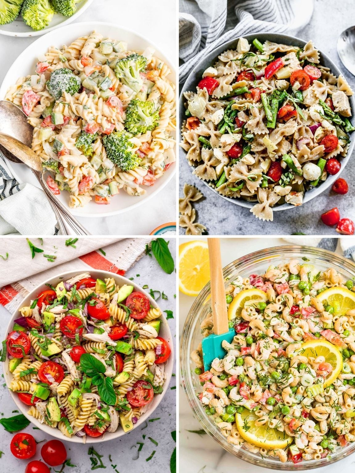 23 Summer High-Protein Pasta Salads for Meal Prep