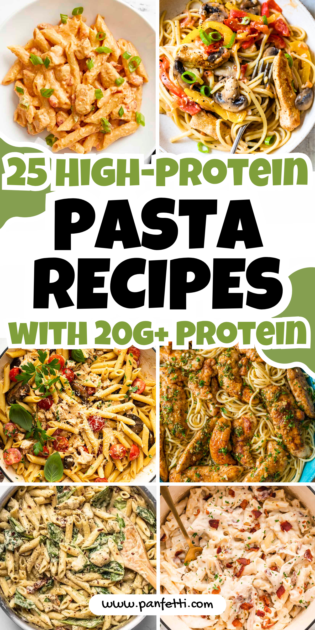 25 High-Protein Pasta Recipes with 20g+ Protein