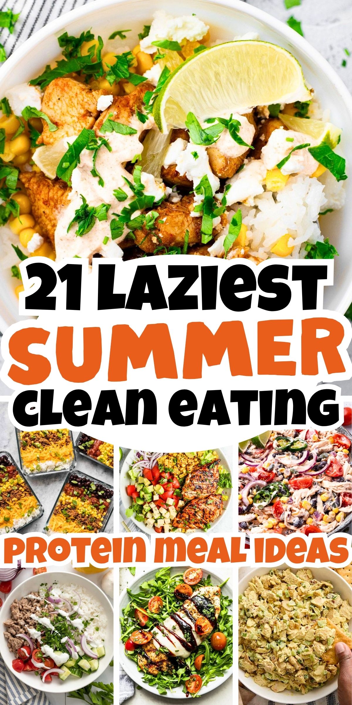 25 Lazy Summer High Protein Meals With 25g+ Protein (Clean eating)