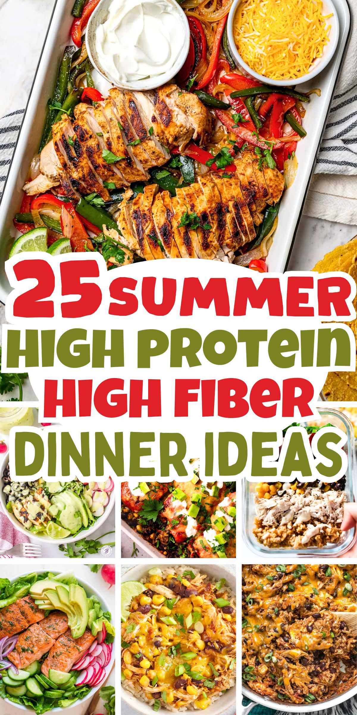 25 Summer High-Protein High-Fiber Dinner