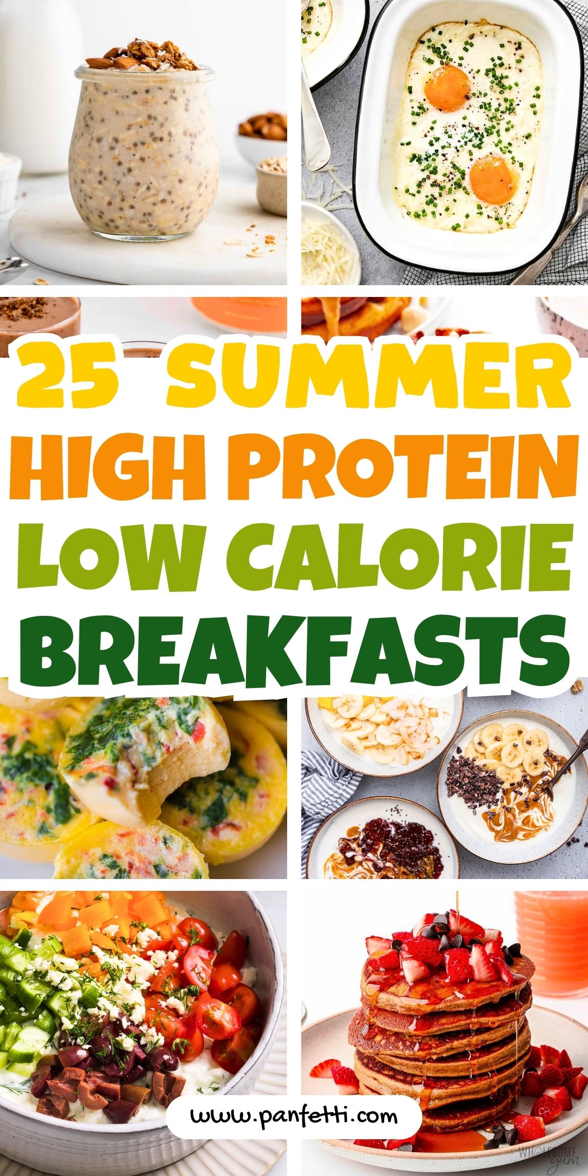 25 Summer High Protein Low Calorie Breakfasts