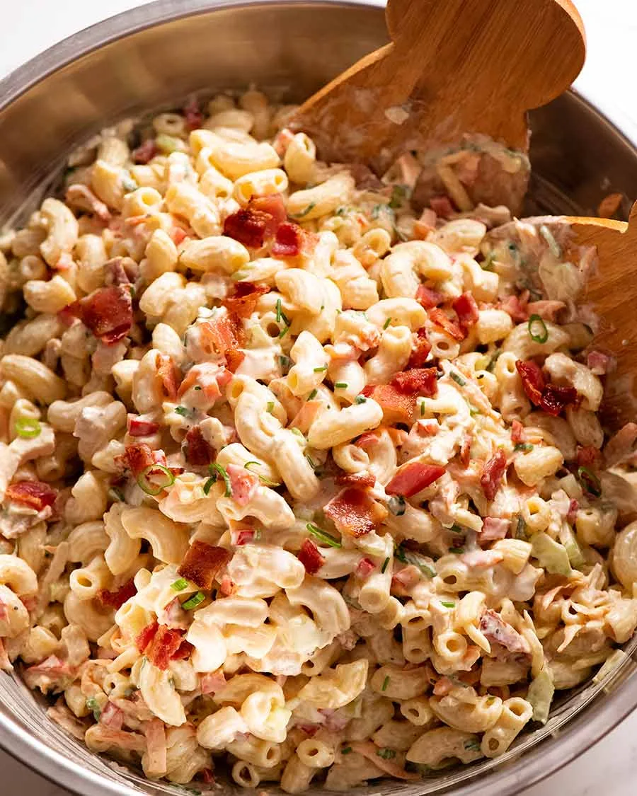 Chicken Pasta Salad with Creamy Dressing