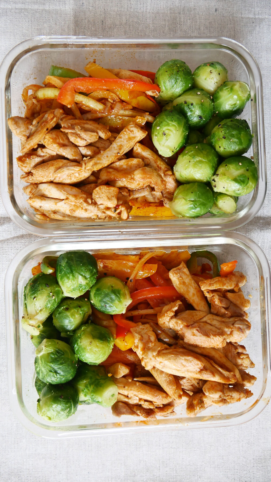 Healthy Chicken Fajita Meal Prep Bowl