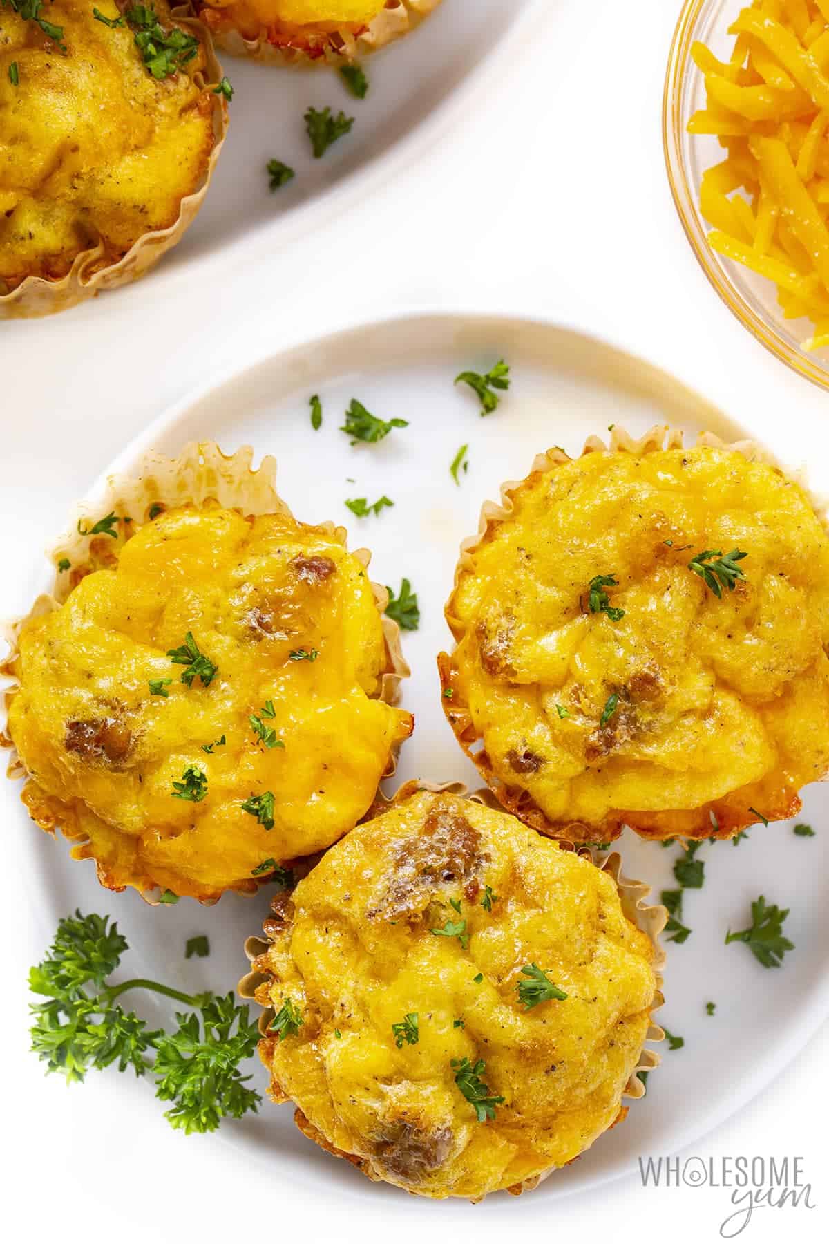Sausage Egg Muffins (4 Ingredients)