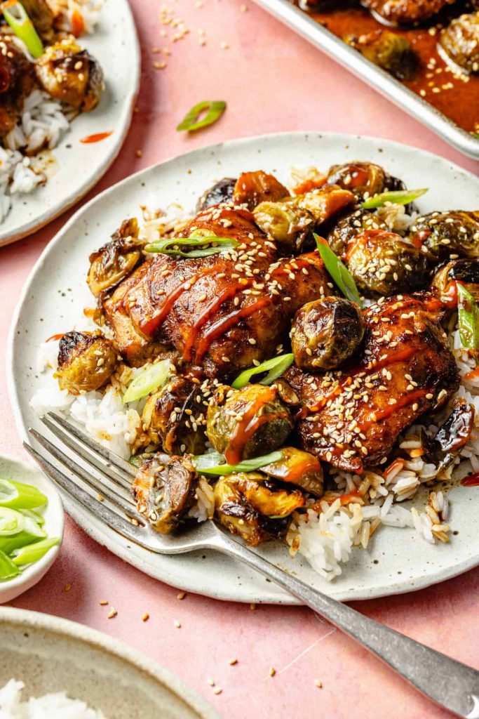 Sheet Pan Ginger-Orange Chicken