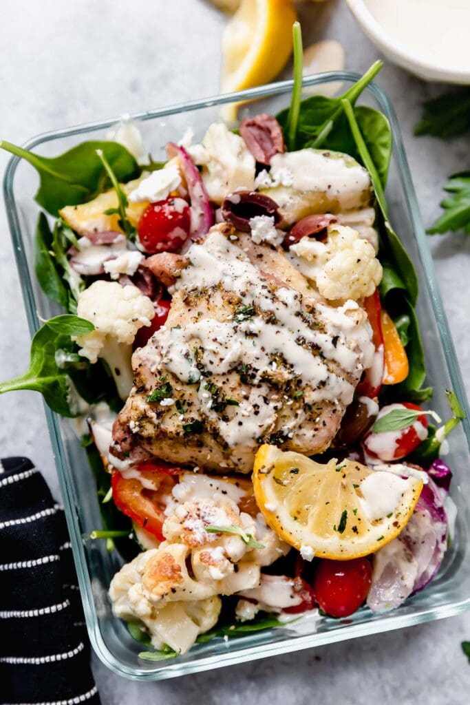 Sheet Pan Mediterranean Chicken and Veggies