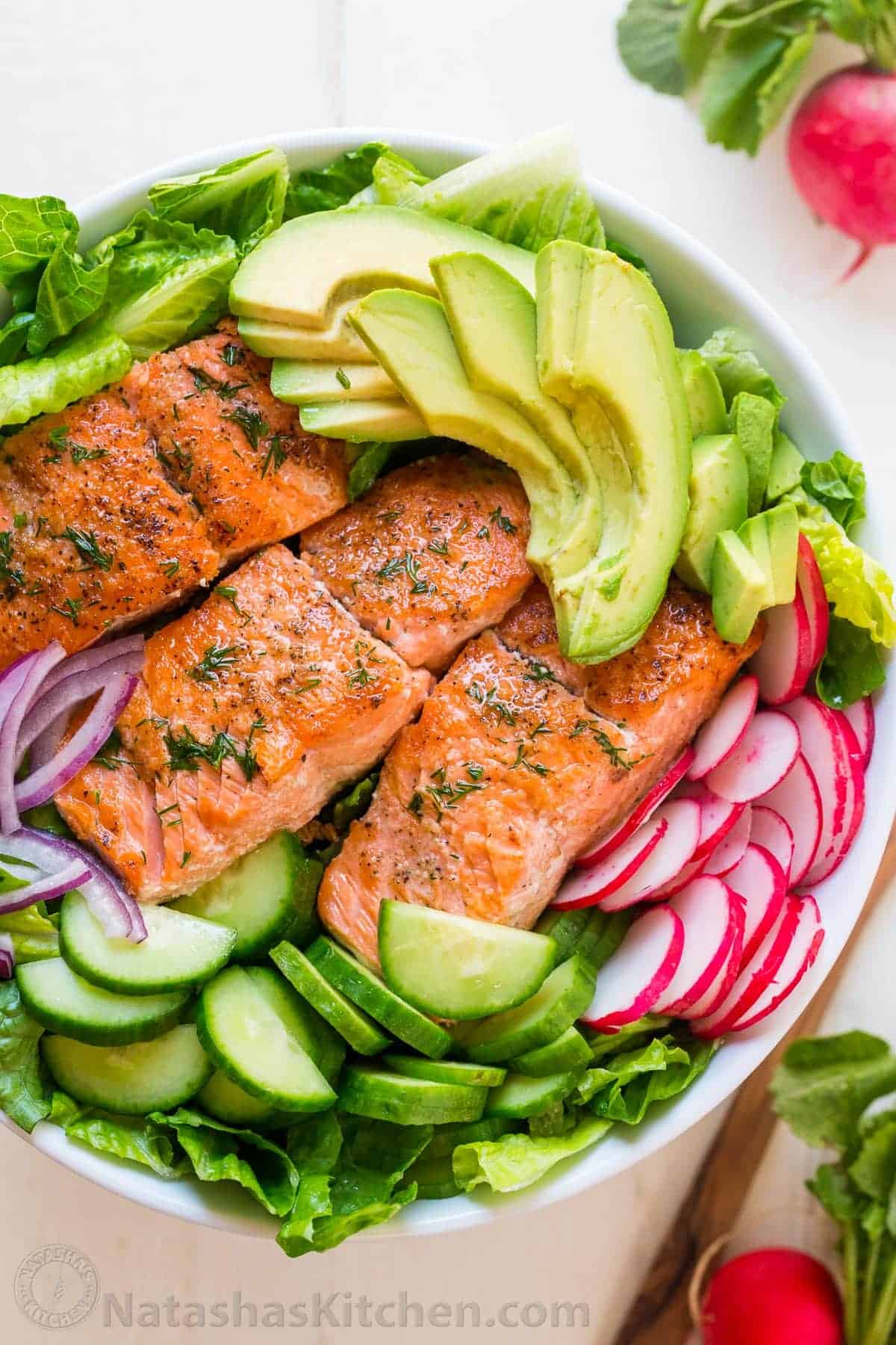 Avocado Salmon Salad Recipe