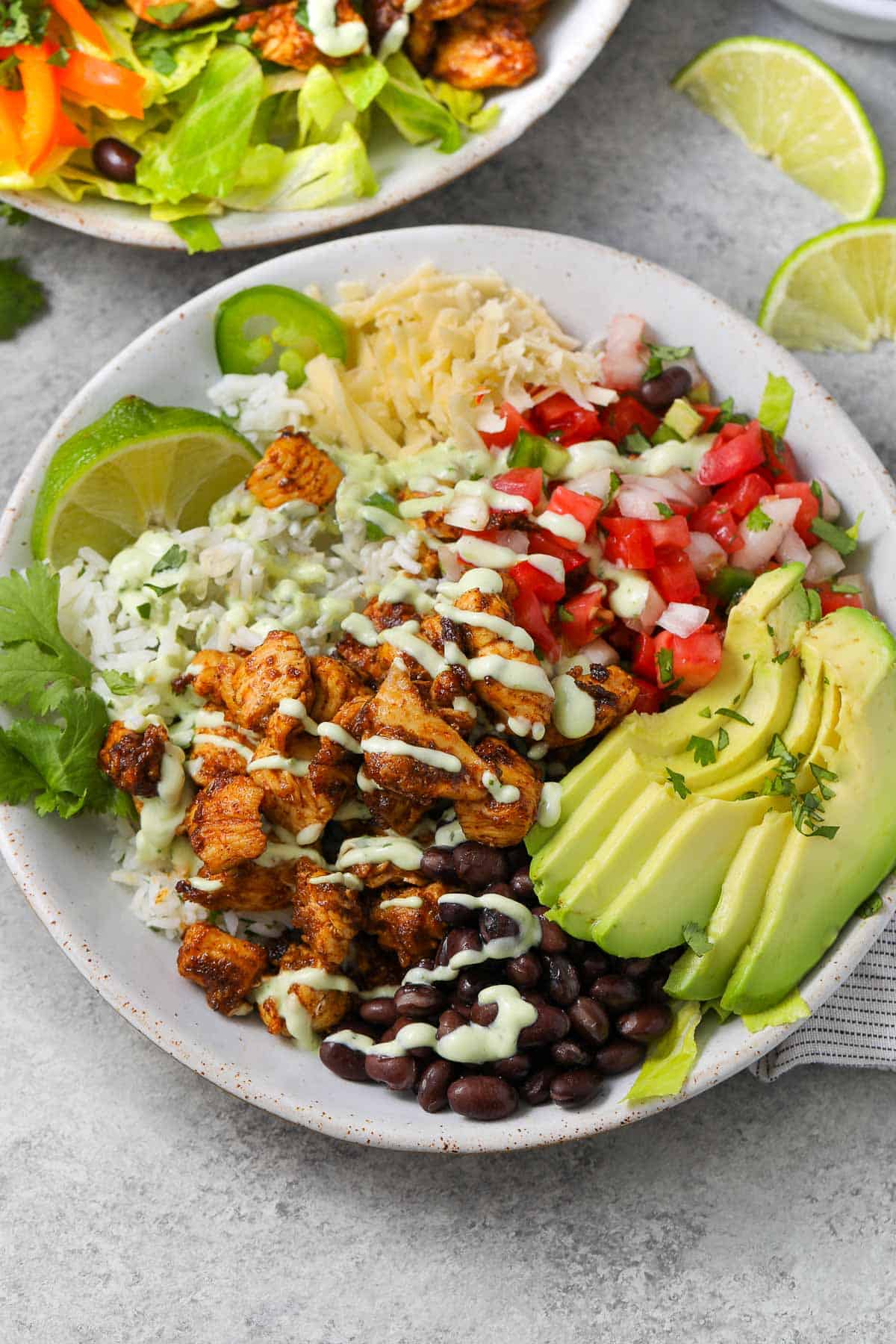 Chicken Burrito Bowls