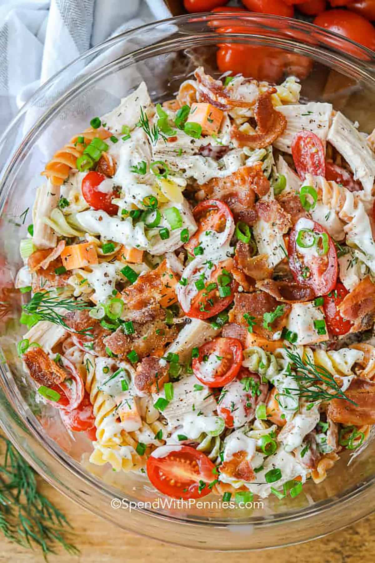 Creamy Chicken Pasta Salad