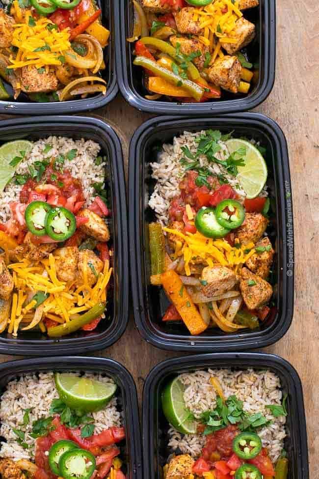 Fajita Meal Prep Bowls