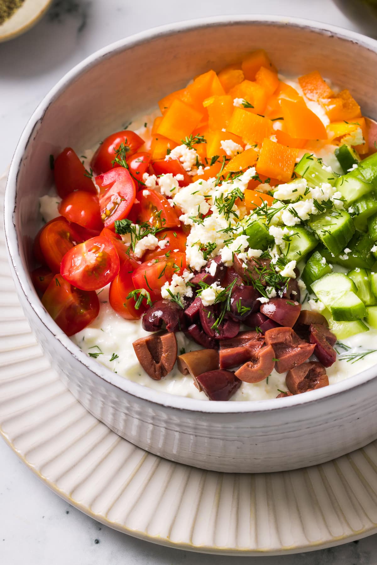 Greek Cottage Cheese Bowl