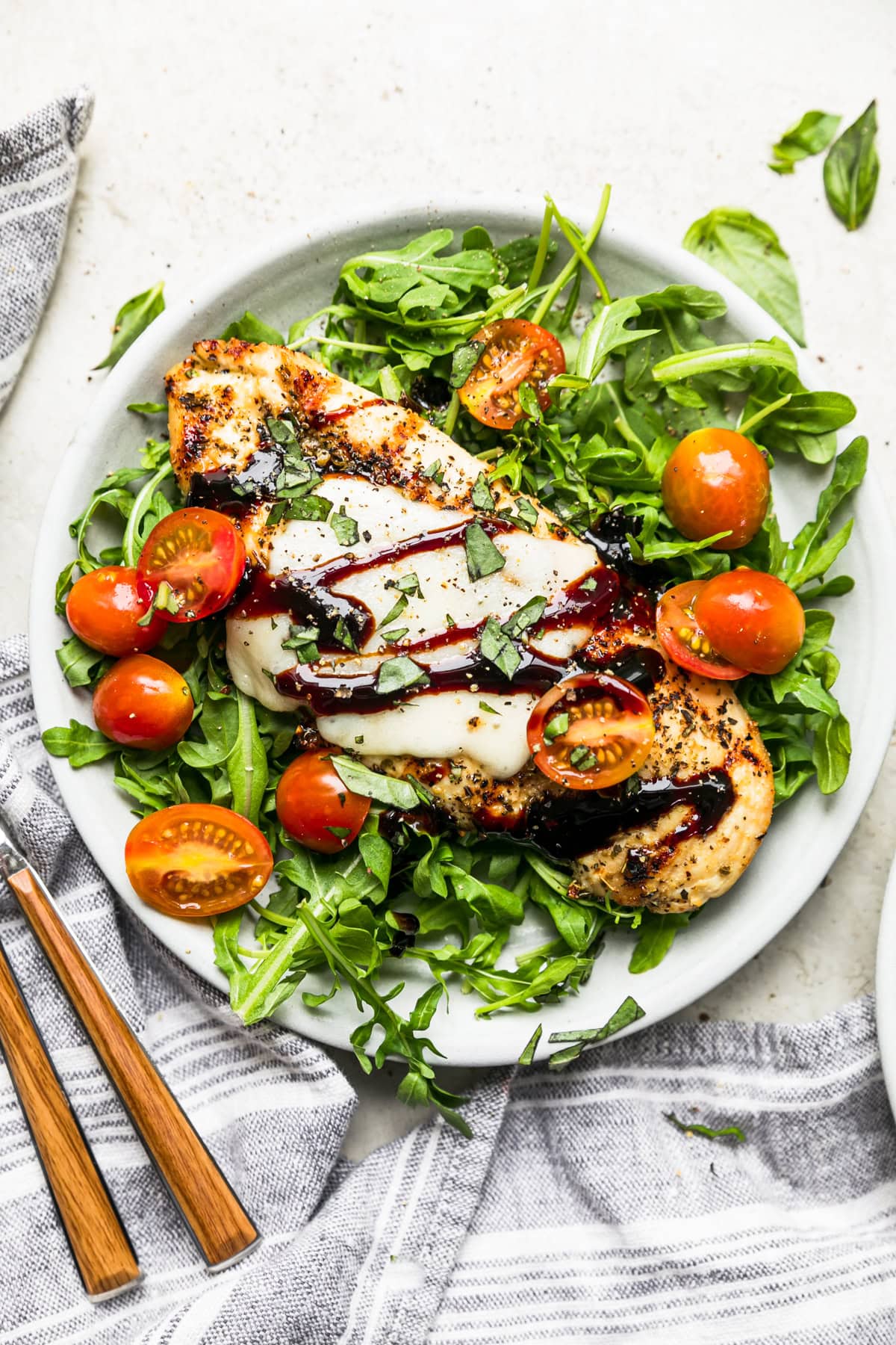 Grilled Chicken Caprese Salad