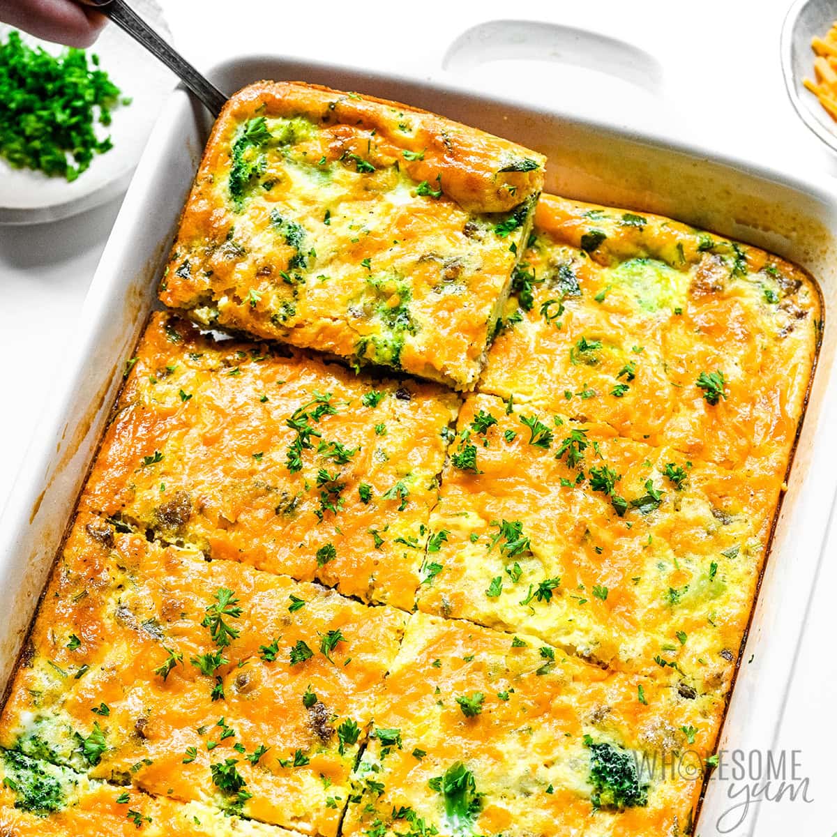 Low Carb Keto Breakfast Casserole (Easy!)