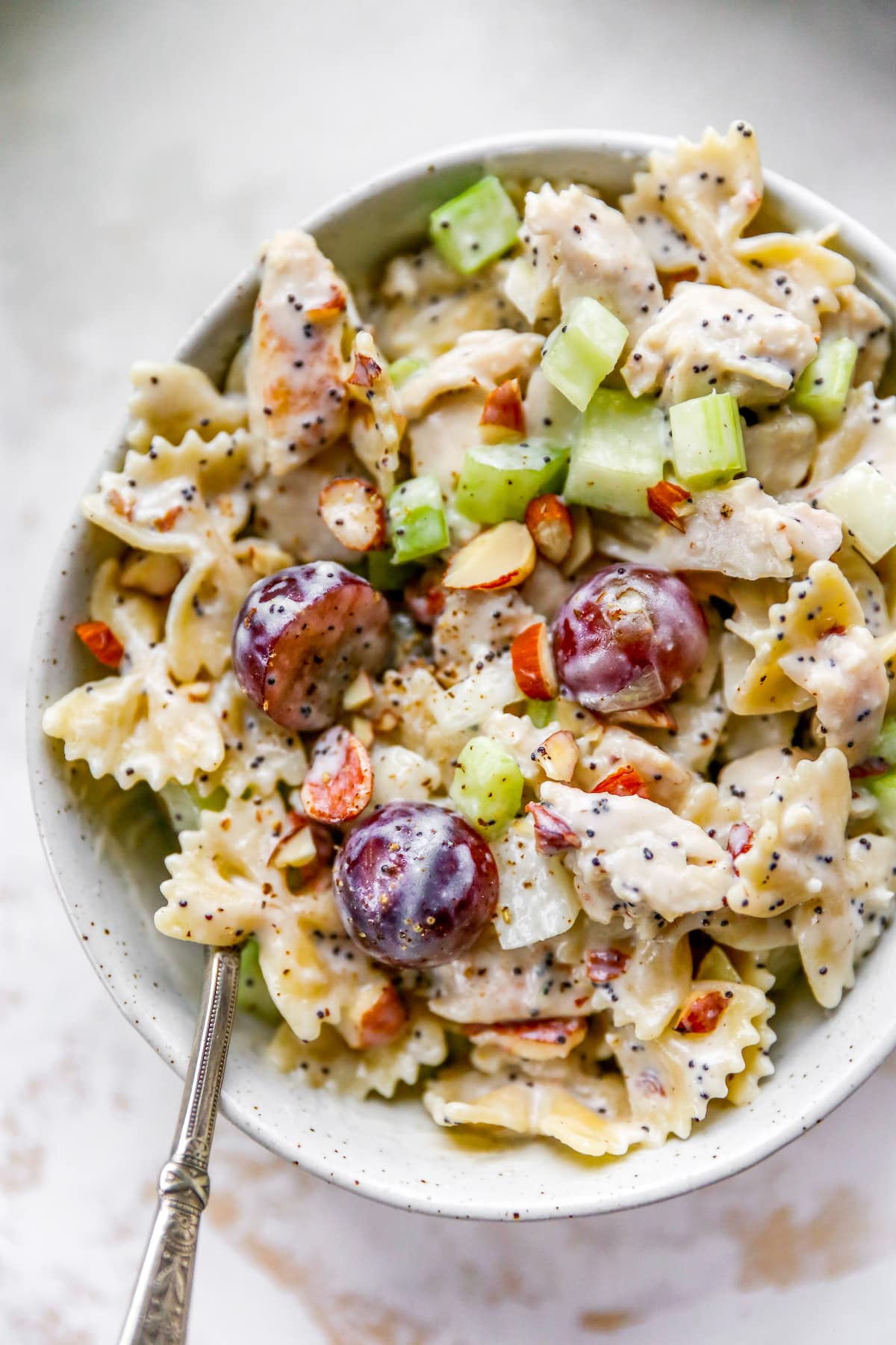 Poppy Seed Chicken Pasta Salad
