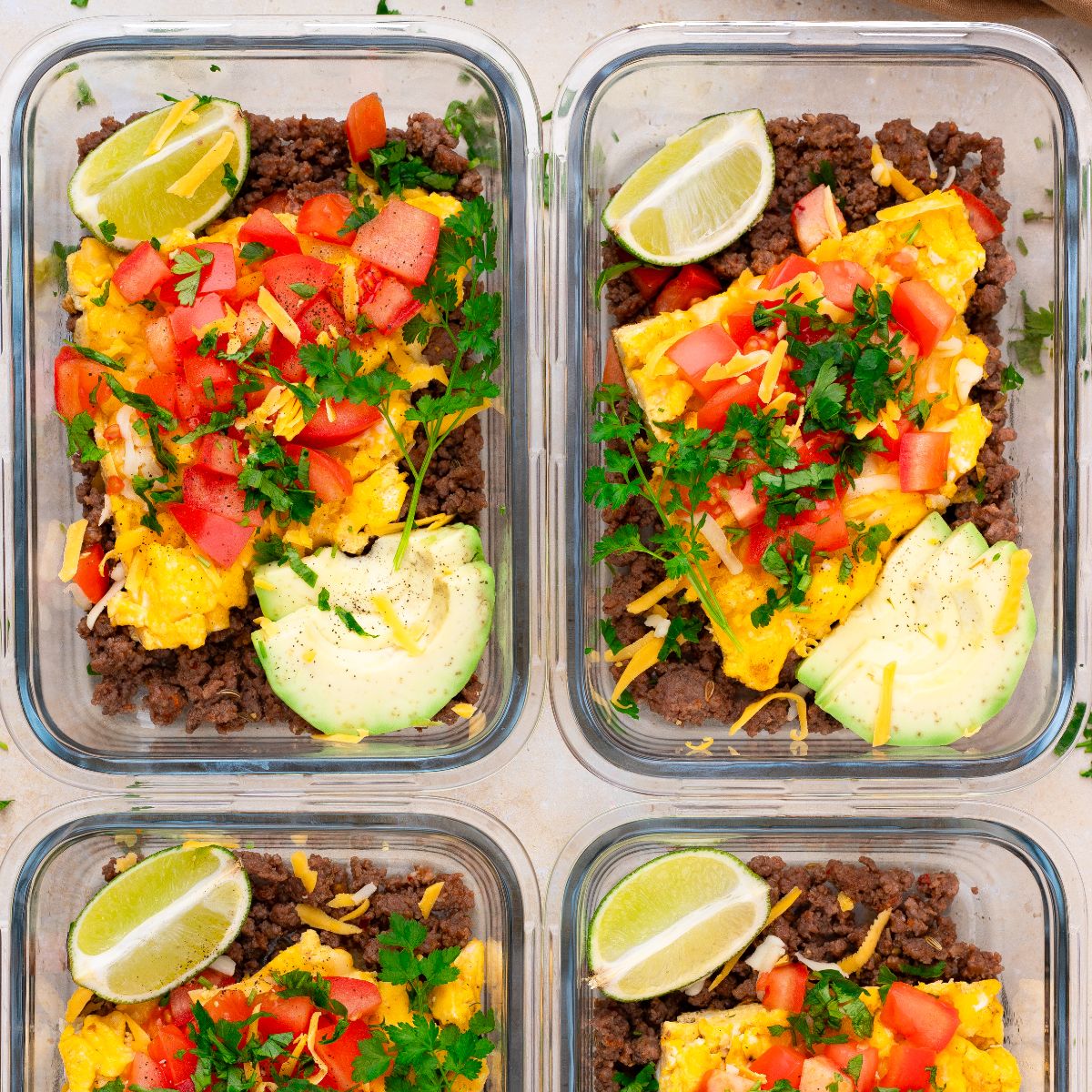 Protein Breakfast Meal Prep Bowls